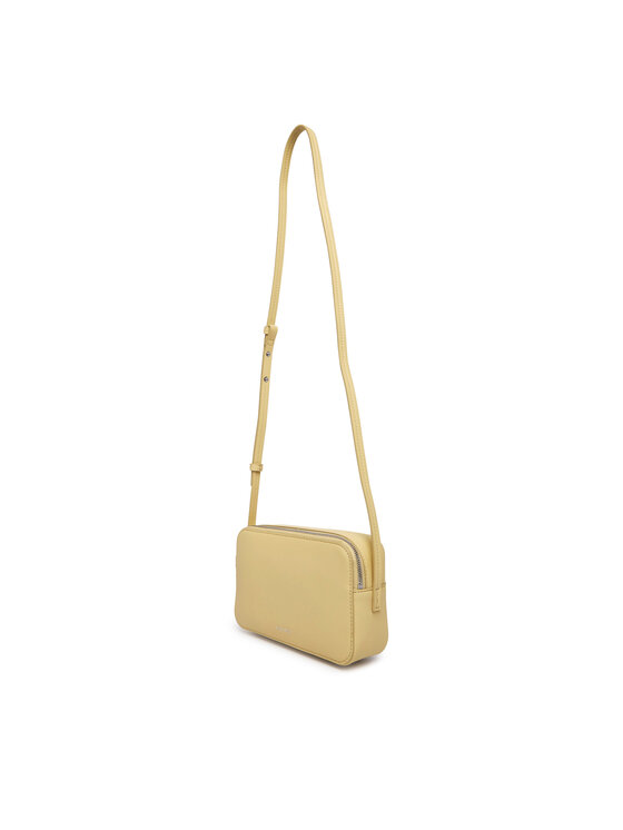 Calvin Klein Torebka Calvin Klein Foil Logo Elongated Camera Bag LV04F3276G Żółty