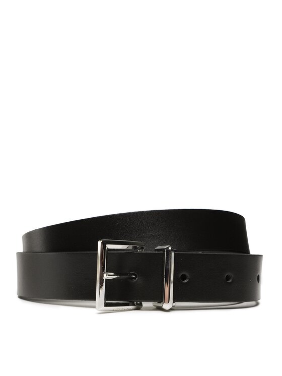 Calvin Klein Pasek Damski Calvin Klein Archival Chain Sqr Belt 25 Mm K60K610210 Czarny