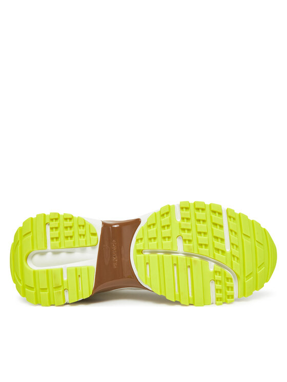 Calvin Klein Jeans Laisvalaikio batai Calvin Klein Jeans Hike Runner Tech Knit YM0YM01284 Balta