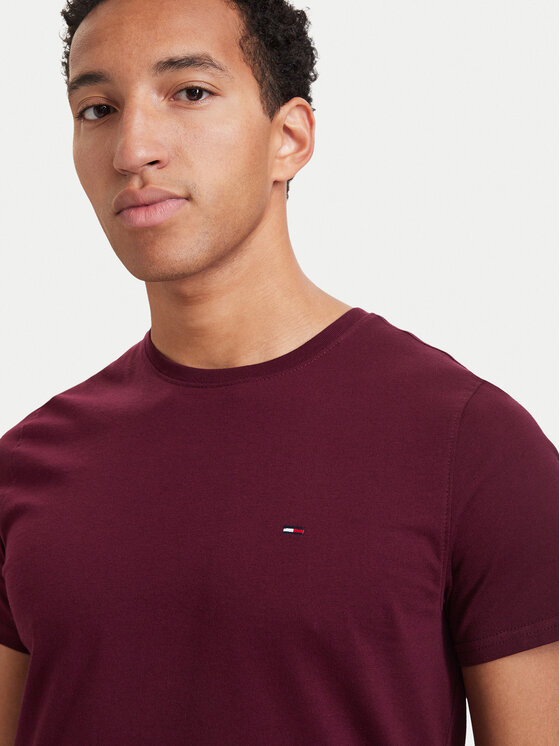 Tommy Jeans Tommy Jeans Camiseta DM0DM04411 Violeta Slim Fit