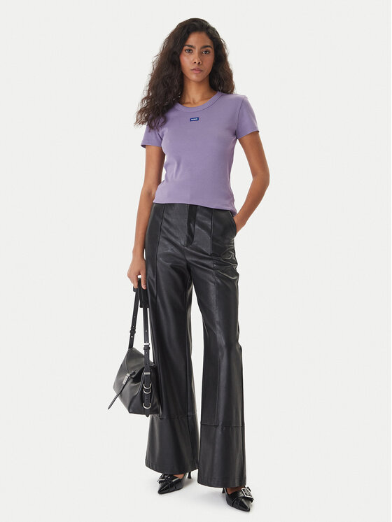HUGO HUGO Camiseta Easy 50523924 Violeta Slim Fit