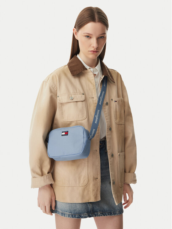 Tommy Jeans Kabelka Tommy Jeans Tjw Ess Daily Crossover AW0AW18769 Modrá