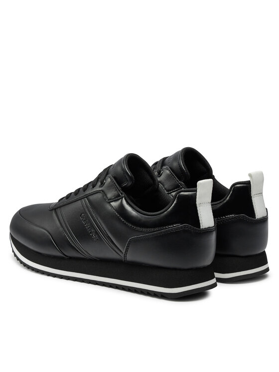 Calvin Klein Sneakers Calvin Klein Low Top Lace Up Lth Hf HM0HM01553 Negru