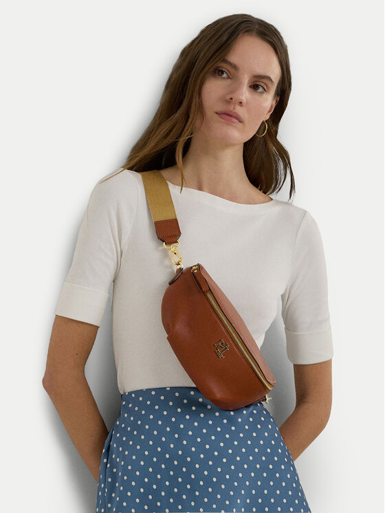 LAUREN RALPH LAUREN Torbica za okrog pasu﻿ LAUREN RALPH LAUREN 431934832002 Rjava