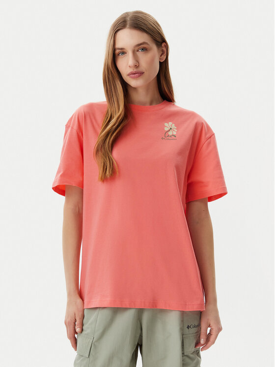 Columbia Columbia Majica Rolling Bend™ Graphic 2120031 Roza Oversize