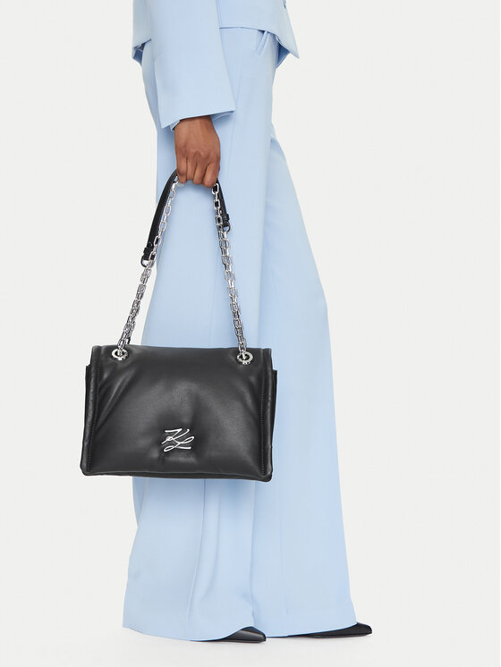 KARL LAGERFELD Rankinė KARL LAGERFELD A1W30173 Juoda