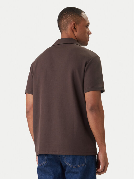 Calvin Klein Jeans Calvin Klein Jeans Polo Easy Micro Waffle LV04RF205G Marrón Regular Fit