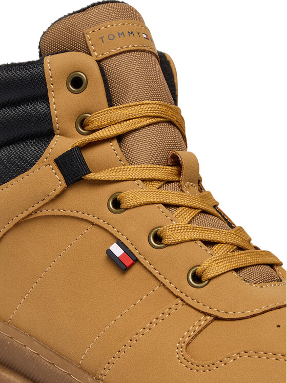 Tommy Hilfiger Šnurovacia obuv Tommy Hilfiger T3X5-35292-0316 S Hnedá