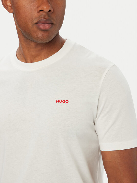 HUGO HUGO Camiseta Dero222 50466158 Crema Regular Fit