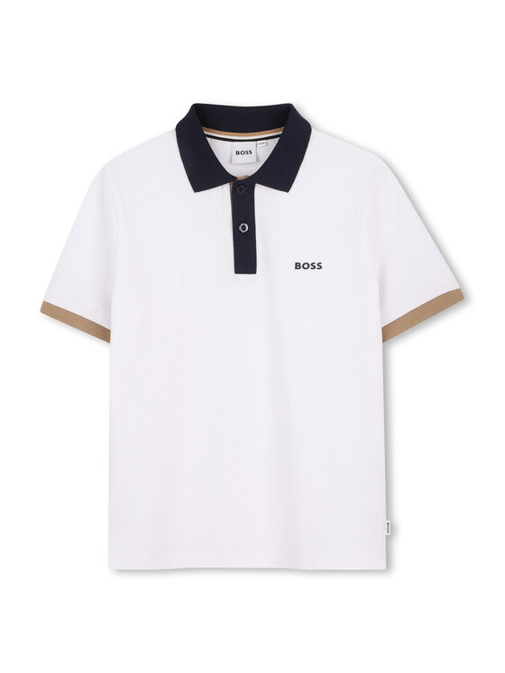 BOSS BOSS Polo J52955 D Blanco Regular Fit