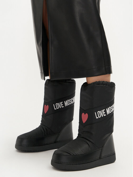 LOVE MOSCHINO Čizme za snijeg LOVE MOSCHINO JA24032G1LISA000 Crna