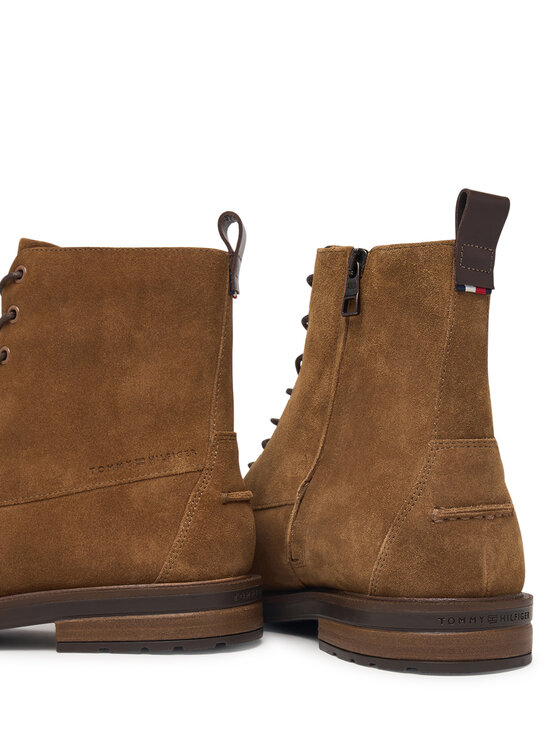 Tommy Hilfiger Зимни обувки Tommy Hilfiger Cleated Hilfiger Sde Moc Boot FM0FM05964 Тъмнокафяв