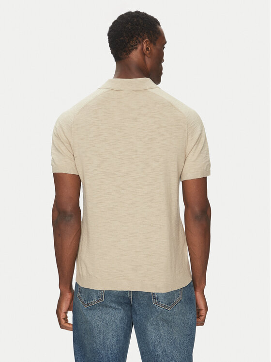 Calvin Klein Calvin Klein Polo majica K10K114087 Bež Regular Fit