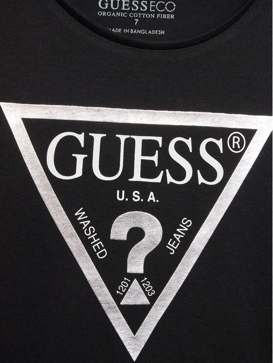 Guess Guess T-shirt J73I56 K8HM0 Nero Regular Fit
