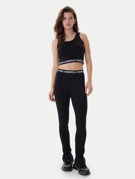Karl Lagerfeld Jeans Karl Lagerfeld Jeans Top B1W17048 Negro Slim Fit