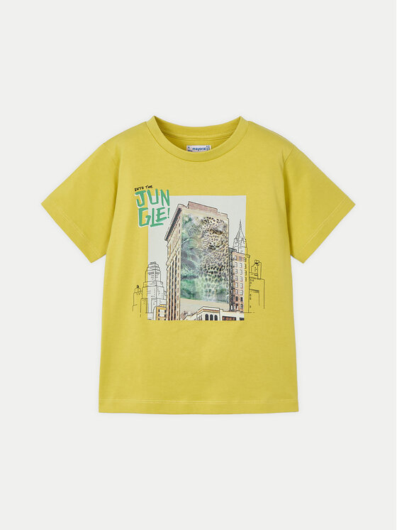 Mayoral Mayoral Футболка 3043 Жовтий Regular Fit