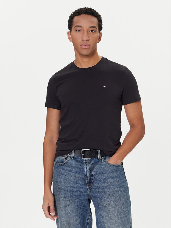 Tommy Jeans Tommy Jeans Conjunto de camisetas DM0DM20687 Negro Slim Fit