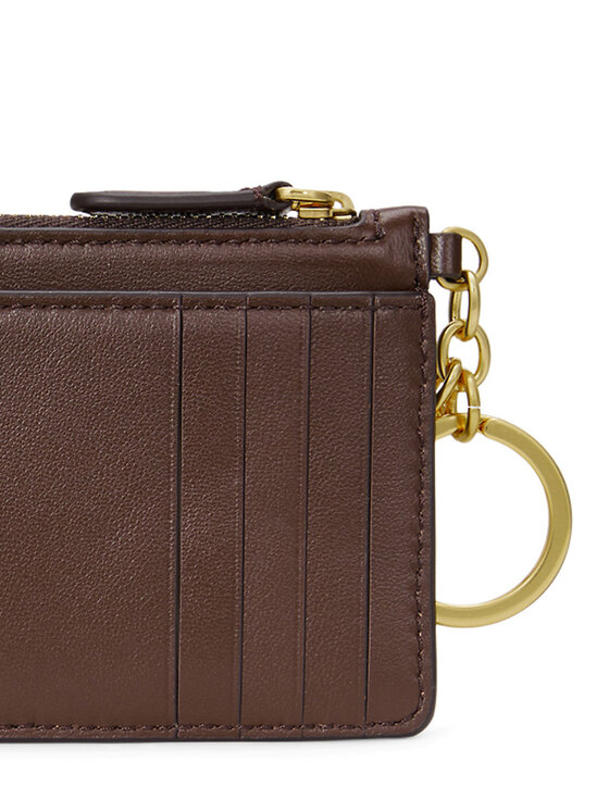 LAUREN RALPH LAUREN Etui na karty kredytowe LAUREN RALPH LAUREN 432951706003 Brązowy