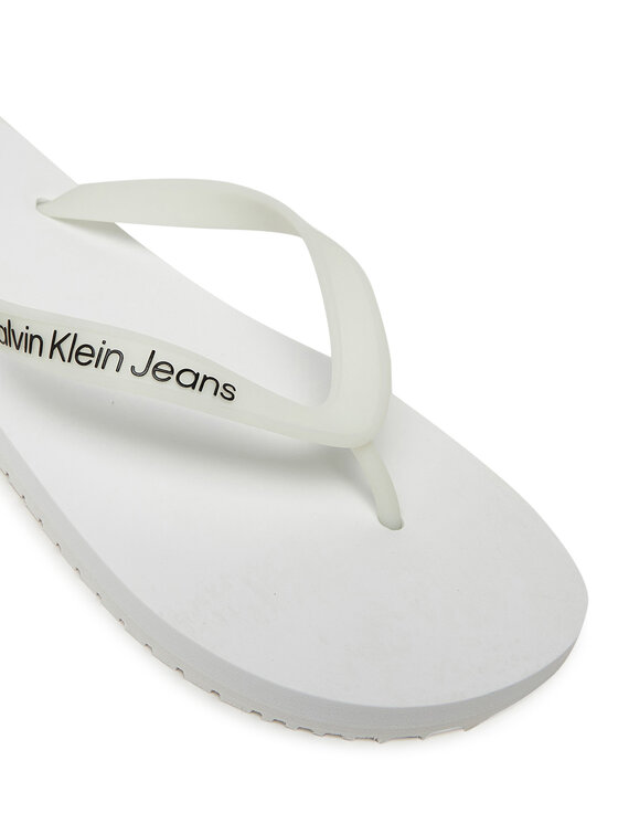 Calvin Klein Jeans Japonke Calvin Klein Jeans Beach Sandal Transparent Tpu YM0YM01267 Bela