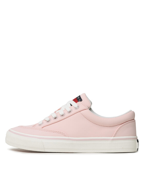 Tommy Jeans Гуменки Tommy Jeans Lace Up Nylon EN0EN02157 Розов