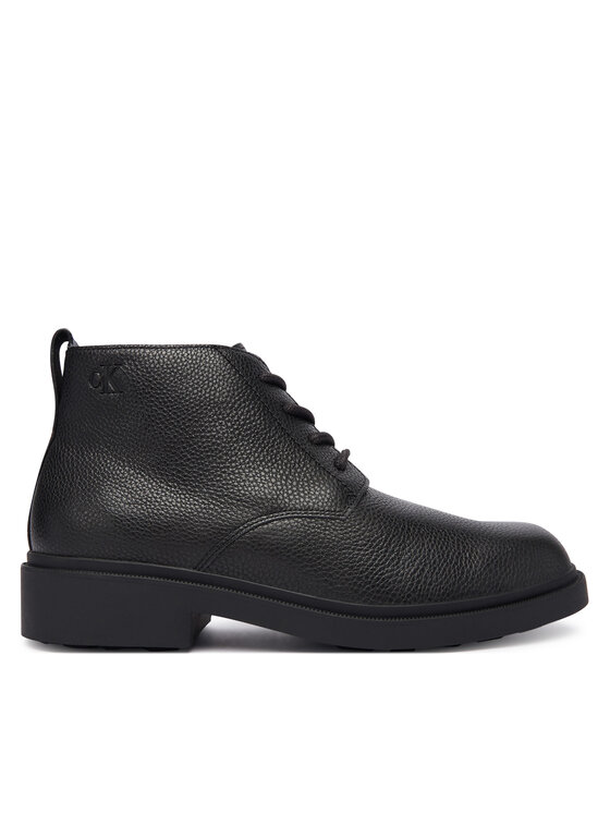 Calvin Klein Боти Calvin Klein Dress Lug Desert Boot Lth YM0YM01427 Черен