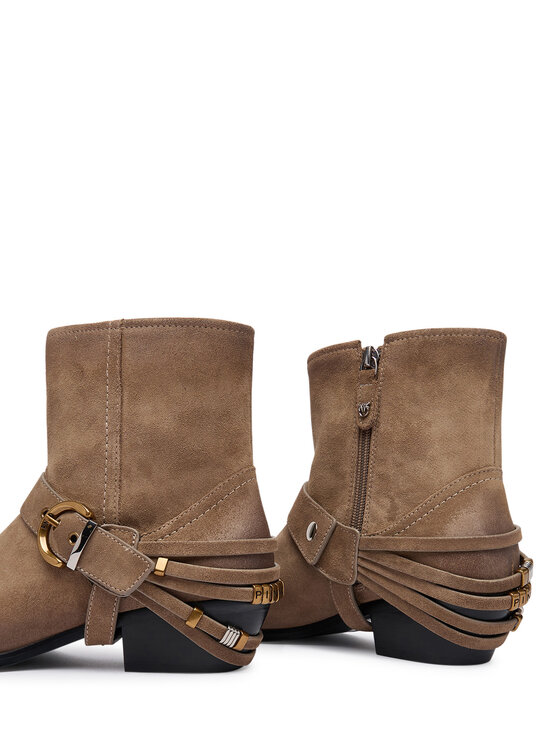 PINKO Kowbojki PINKO Jane 07 SD0557P151 Beżowy