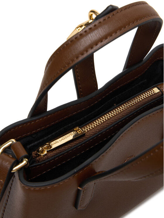 KARL LAGERFELD Ročna torba KARL LAGERFELD B1W32027 Rjava