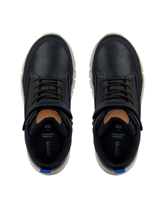 Geox Zābaki Geox J Flexyper Boy J369BA 0CLFU C9999 M Melns