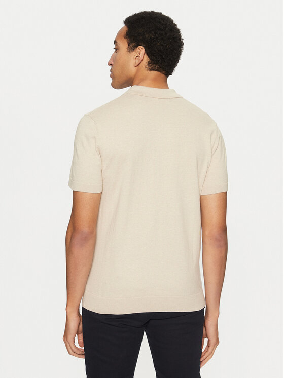 Selected Homme Selected Homme Polo majica 16092437 Bež Regular Fit