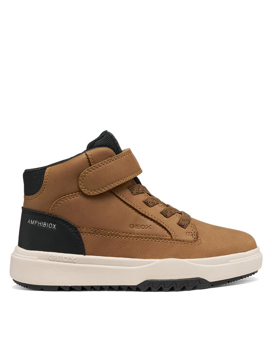 Geox Kotníková obuv Geox J Bunshee Boy B Abx J16FMA 0ME33 C0013 M Hnědá