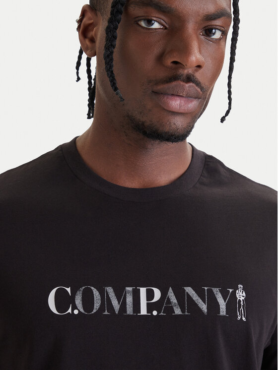 C.P. Company C.P. Company Camiseta 20CMTS085A005100W Negro Regular Fit