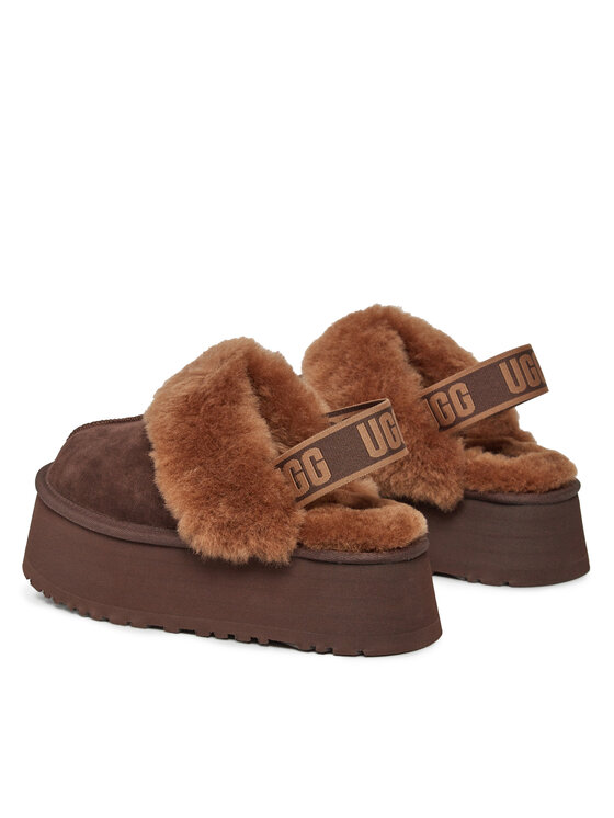 Ugg Παντόφλες Σπιτιού Ugg W Funkette 1113474 Καφέ