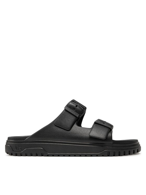 Armani Exchange Шльопанці Armani Exchange XDP043 XV821 00002 Чорний