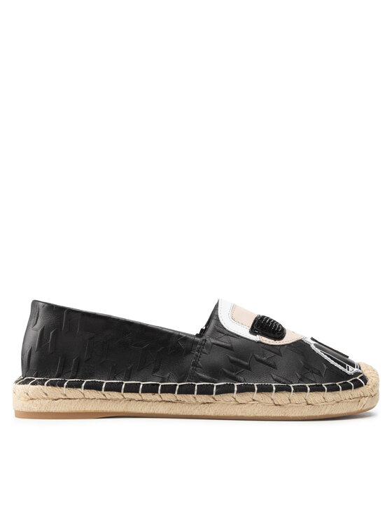 KARL LAGERFELD Espadryle KARL LAGERFELD KL80121 Czarny
