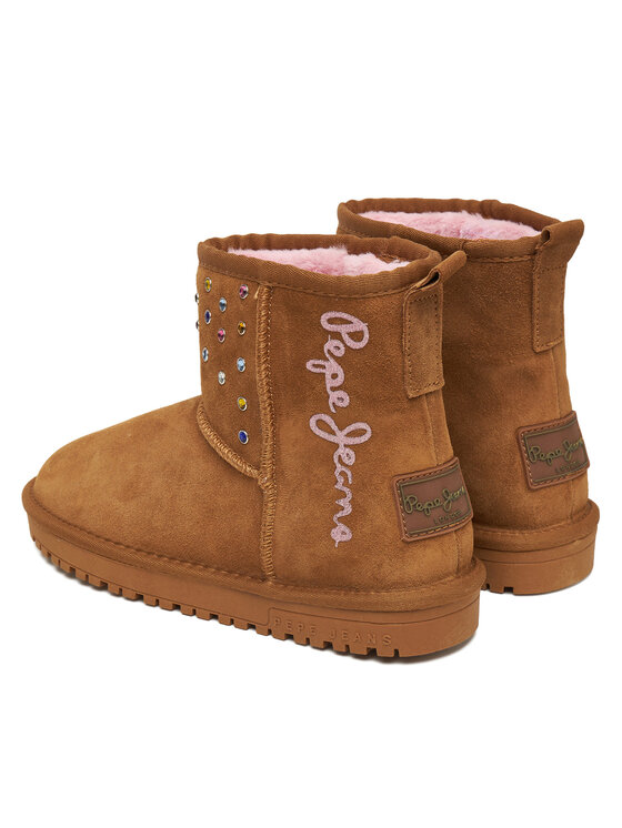 Pepe Jeans Снігоходи Pepe Jeans Diss Studs G PGS500006 Коричневий