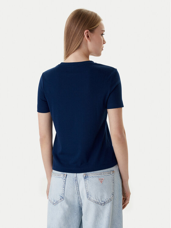Guess Guess Camiseta V6RI17 KD741 Azul marino Regular Fit