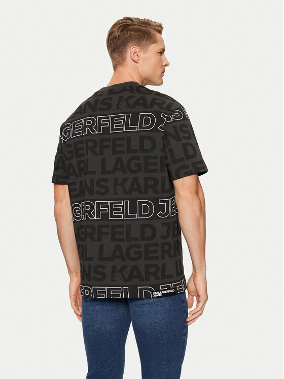 KARL LAGERFELD KARL LAGERFELD T-shirt A1M17114 Nero Regular Fit