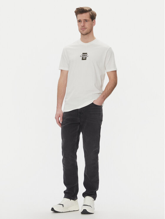 Armani Exchange Armani Exchange Футболка XM000767 AF12308 U0009 Білий Regular Fit