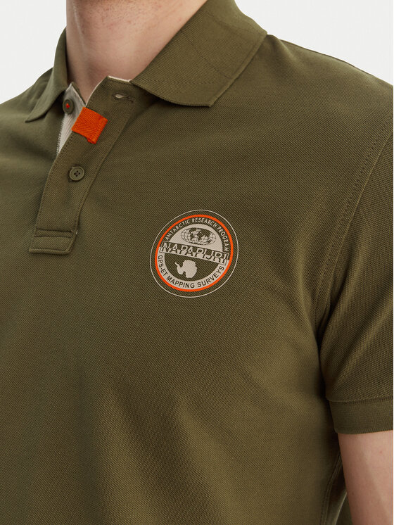 Napapijri Napapijri Polo E-Clanis NP0A4ID3 Verde Regular Fit