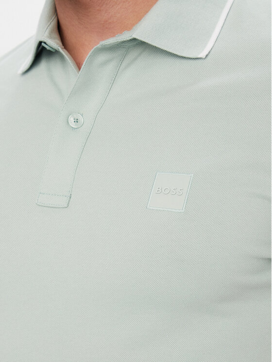 BOSS BOSS Polo Passertip 50507699 Turquesa Slim Fit