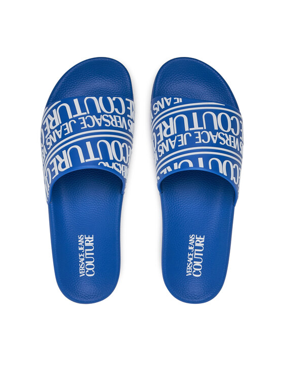 Versace Jeans Couture Шльопанці Versace Jeans Couture 78YA3SQ1 Голубий
