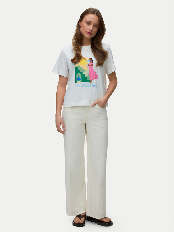Vero Moda Vero Moda Camiseta Emily 10344804 Blanco Regular Fit