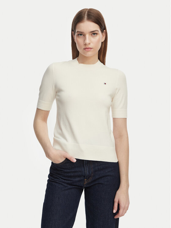 Tommy Hilfiger Tommy Hilfiger Maglione WW0WW49705 Giallo Slim Fit