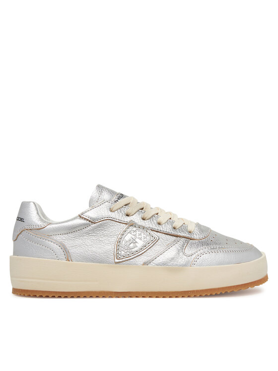 Philippe Model Sneakersy Philippe Model VNLD M002 Srebrny