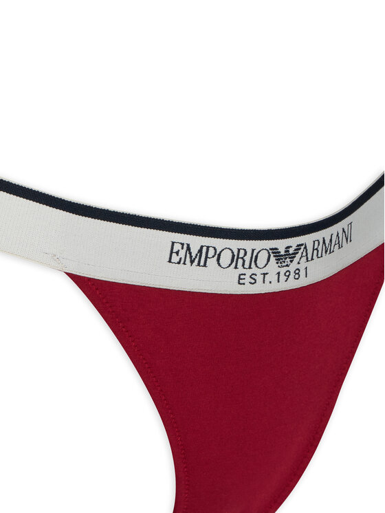 Emporio Armani Underwear Emporio Armani Underwear Conjunto de tangas EW000405 AF27298 U5084 Guinda/burdeos