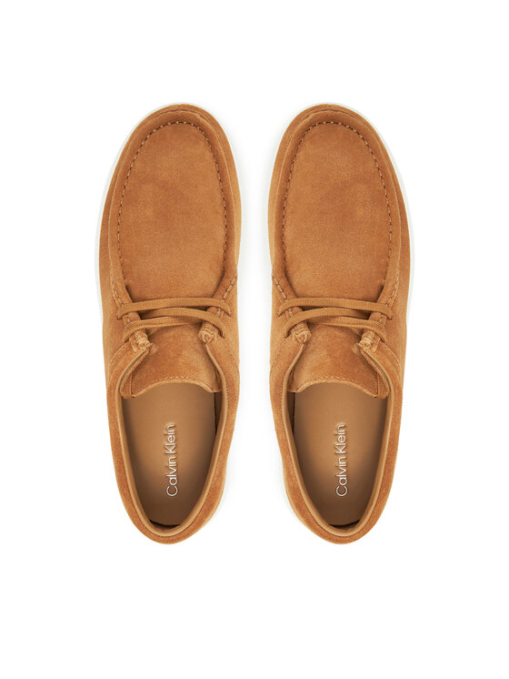 Calvin Klein Scarpe basse Calvin Klein Hybrid Apron Laceup Su HM0HM01967 Marrone