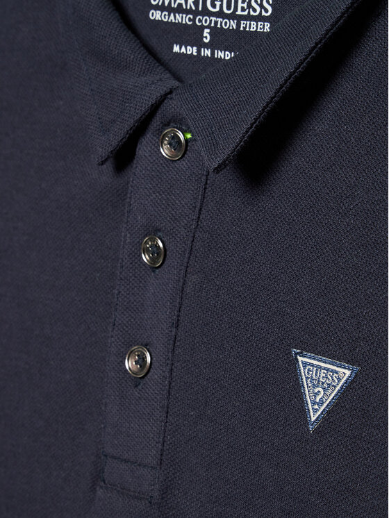 Guess Guess Polo N2GP03 KAPY0 Azul marino Regular Fit