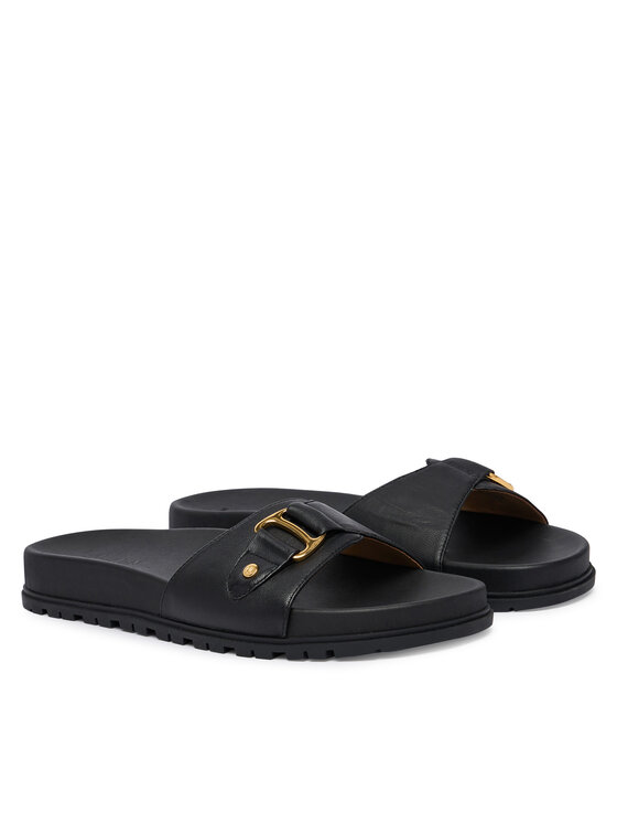 LAUREN RALPH LAUREN Klapki LAUREN RALPH LAUREN 802982883002 Czarny