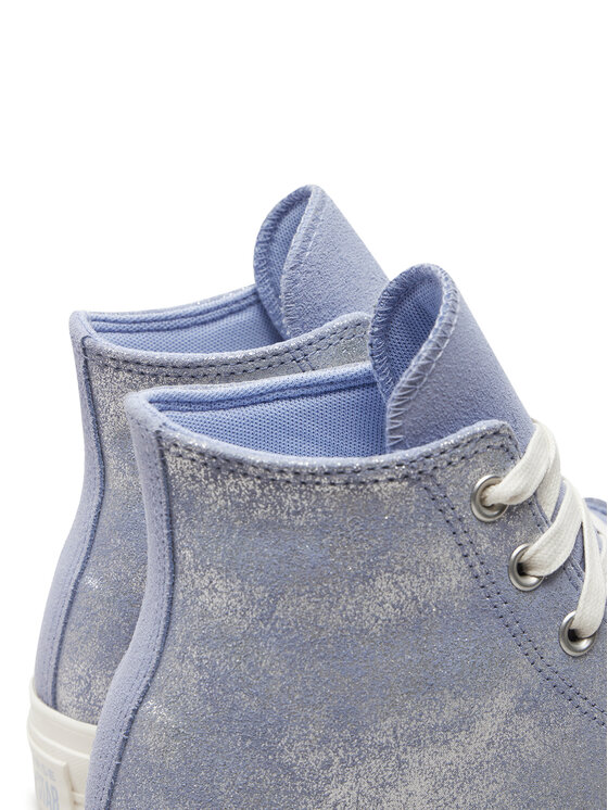 Converse Sneakers Converse Chuck Taylor All Star Lift Platform Suede Shimmer Hi A11549C Μωβ