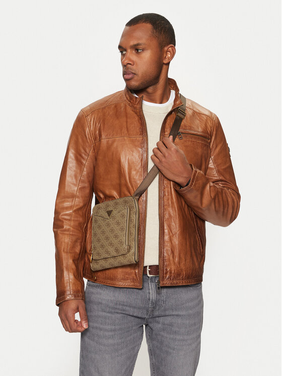 Guess Плоска сумка Guess HMSILO P5109 Бежевий